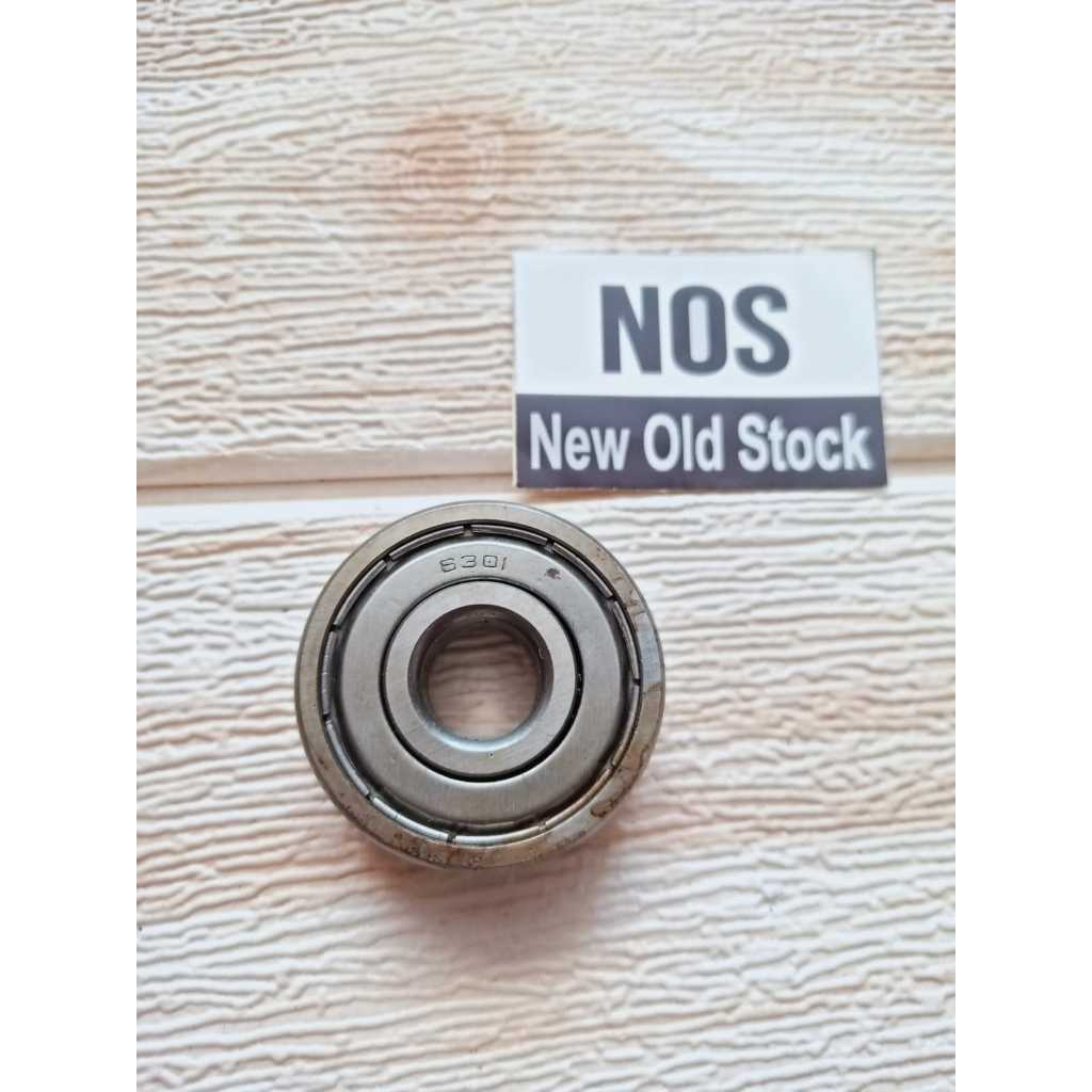 BALL BEARING 6301 ZZ ID 12MM OD 37MM TEBAL 12MM LAHER BEARING 6301ZZ