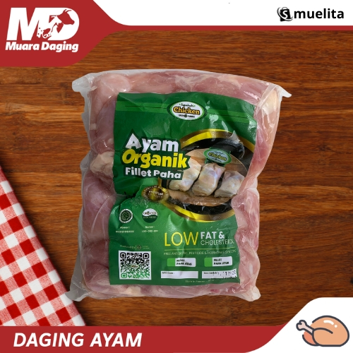 

BERKAH CHICKEN ORGANIK Fillet Paha 1kg - BEBAS Hormon Pestisida & Antibiotik