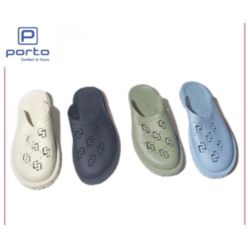 Sandal Jelly Sandal Slop Wanita Porto GOG Bustong Anti Slip Anti Air Terbaru