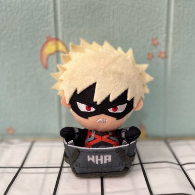 Boneka Plush Keychain Anime Boku No Hero / Hero Academia Katsuki Bakugou Original Kaco Collection