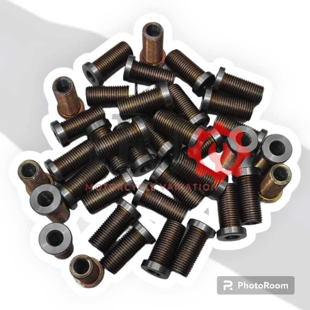 Bos drat/ sok drat/ bosh drat/ baut jebol/ baut slek m12xm8 pitch 1.25 halus