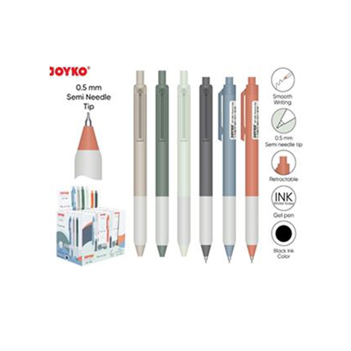 

Gel Pen/Pulpen/Pena Tiktak Joyko Morand Gel