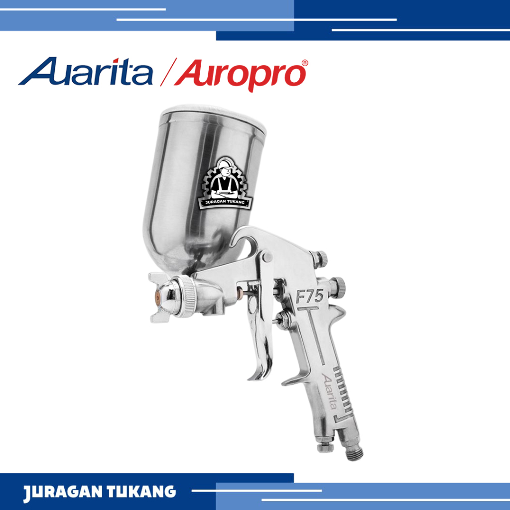 Spray Gun AUARITA Tabung Atas F75 Original 400ml F75G