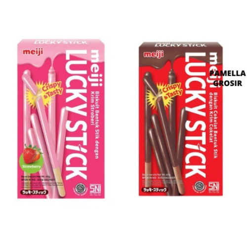 

MEIJI LUCKY STICK BISKUIT - NETTO 45GR