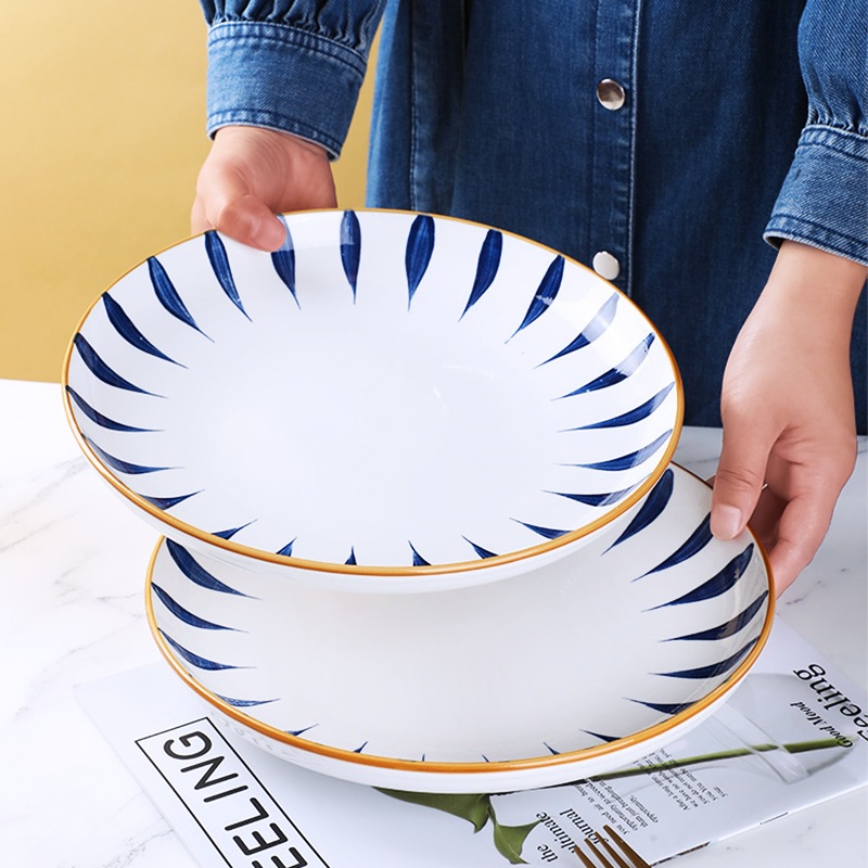 PIRING MAKAN / PIRING KERAMIK UKURAN 23CM