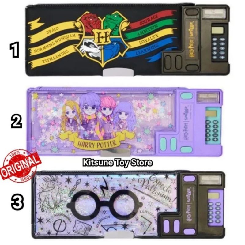 

Smiggle Harry Potter Pop Out Calculator Pencil Case Original - Kotak Tempat Pensil Kalkulator Sekolah Anak