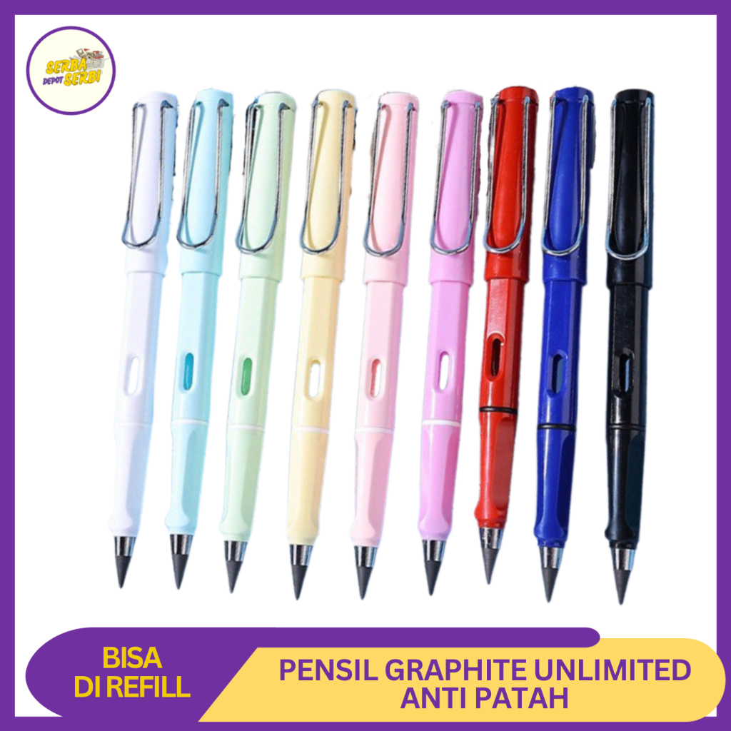 

Pensil Sekolah Unlimited Set Ujung Penghapus Awet Tebal