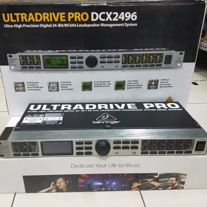 DLMS Speaker Management BEHRINGER ULTRADRIVE PRO DCX 2496 DCX2496 ORIGINAL ULTRA DRIVE PRO