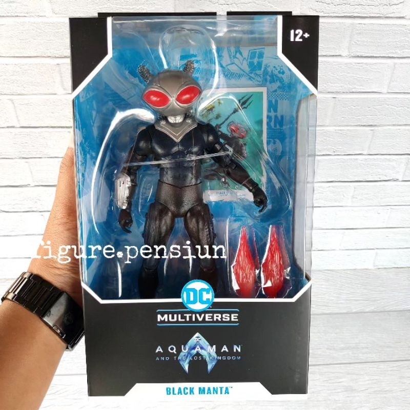 DC MULTIVERSE MCFARLANE MOVIE BLACK MANTA AQUAMAN AND THE LOST KINGDOM ACTION FIGURE