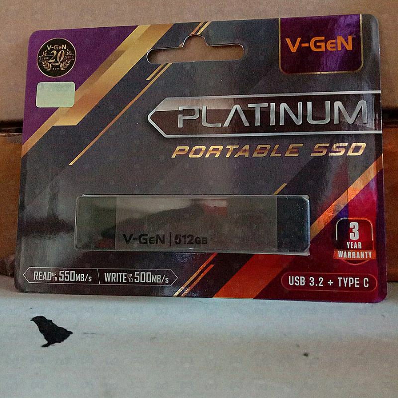 Display Jumbo V-Gen SSD Portable 512GB