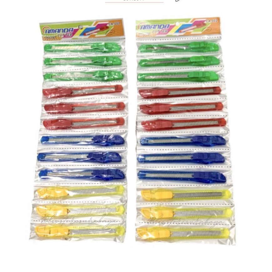

[Ecer] Cutter - Pemotong Kertas - Pisau Cutter Plastik