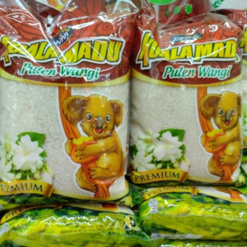 

BERAS PREMIUM KOALA MADU PULEN WANGI 5 KG