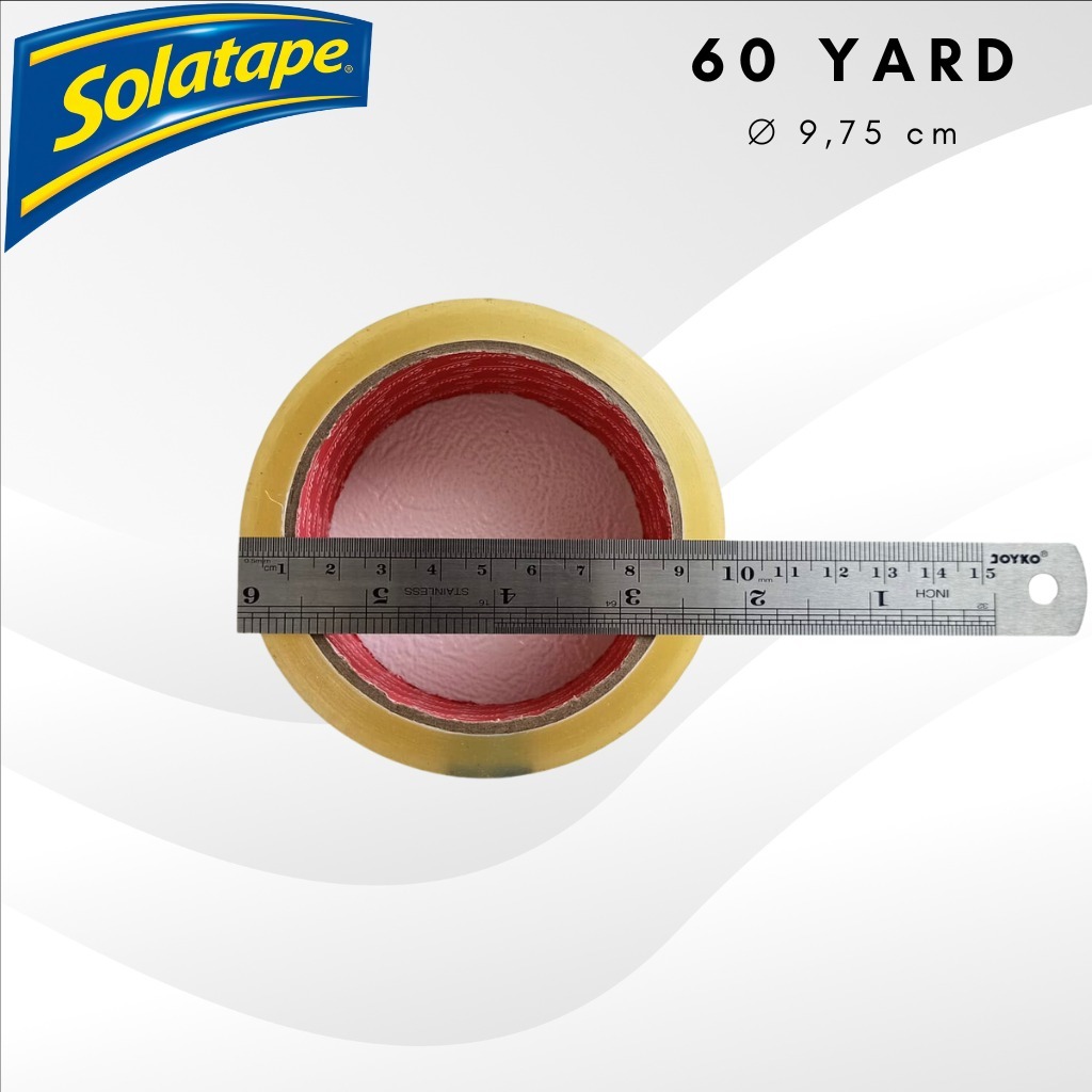 

Lakban Solatape Bening-Coklat 2inch 45mm x 60 YARD