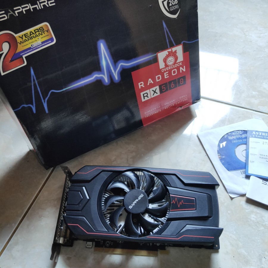 VGA RX 560 2GB DDR5 Sapphire RX560