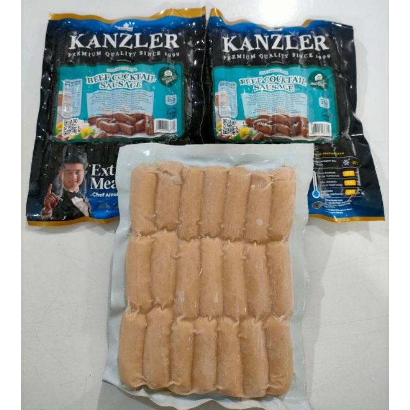 

SOSIS KANZLER BEEF COCKTAIL SAUSAGE