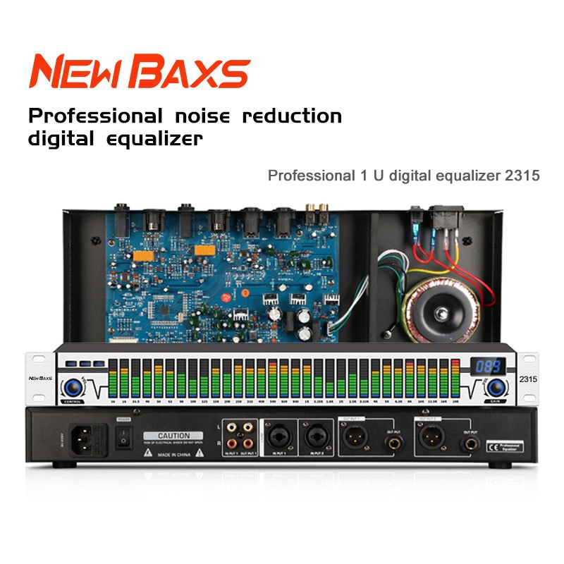 【Cod】NEW BAXS 2315/2315S electronic equalizer professional 31-band equalizer digital noise reduction performance professional equalizer sound processing 100% authentic