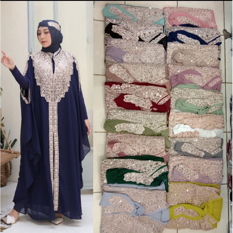 FREE MANSET GAMIS KAFTAN CLEO MERAK MATT CERUTI BABYDOLL