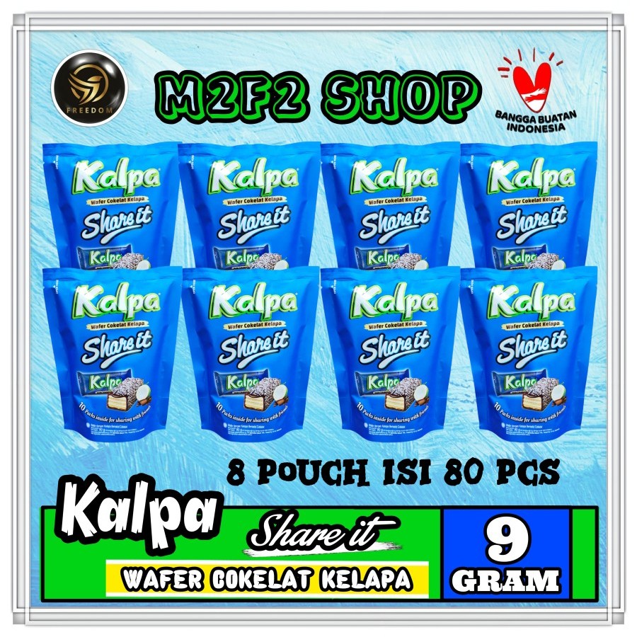 

Kalpa Share It Wafer Cokelat Kelapa - 90 gr (Kemasan 8 Pouch)