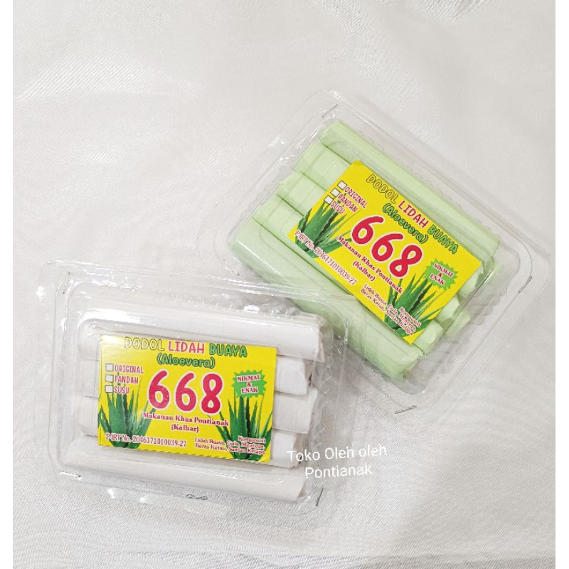 

Dodol Lidah Buaya/ Aloevera Cap 668 Khas Pontianak