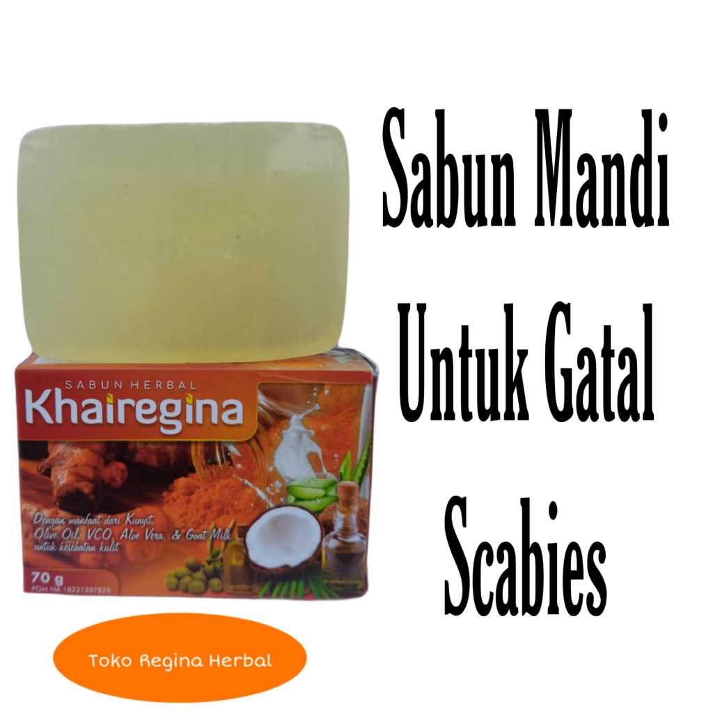 Sabun Scabies Kudis Gudik Yang Ampuh | Sabun Herbal Regina Khairegina