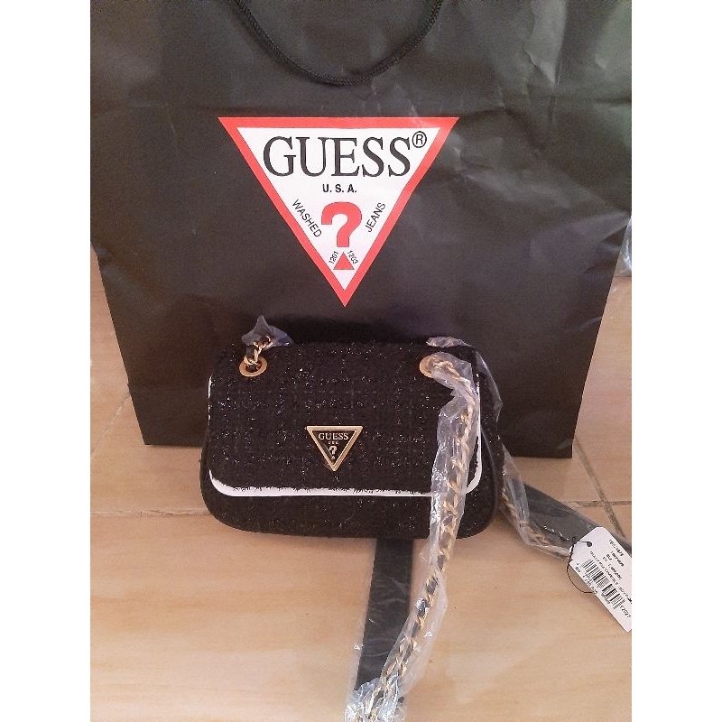 guess mini tweed