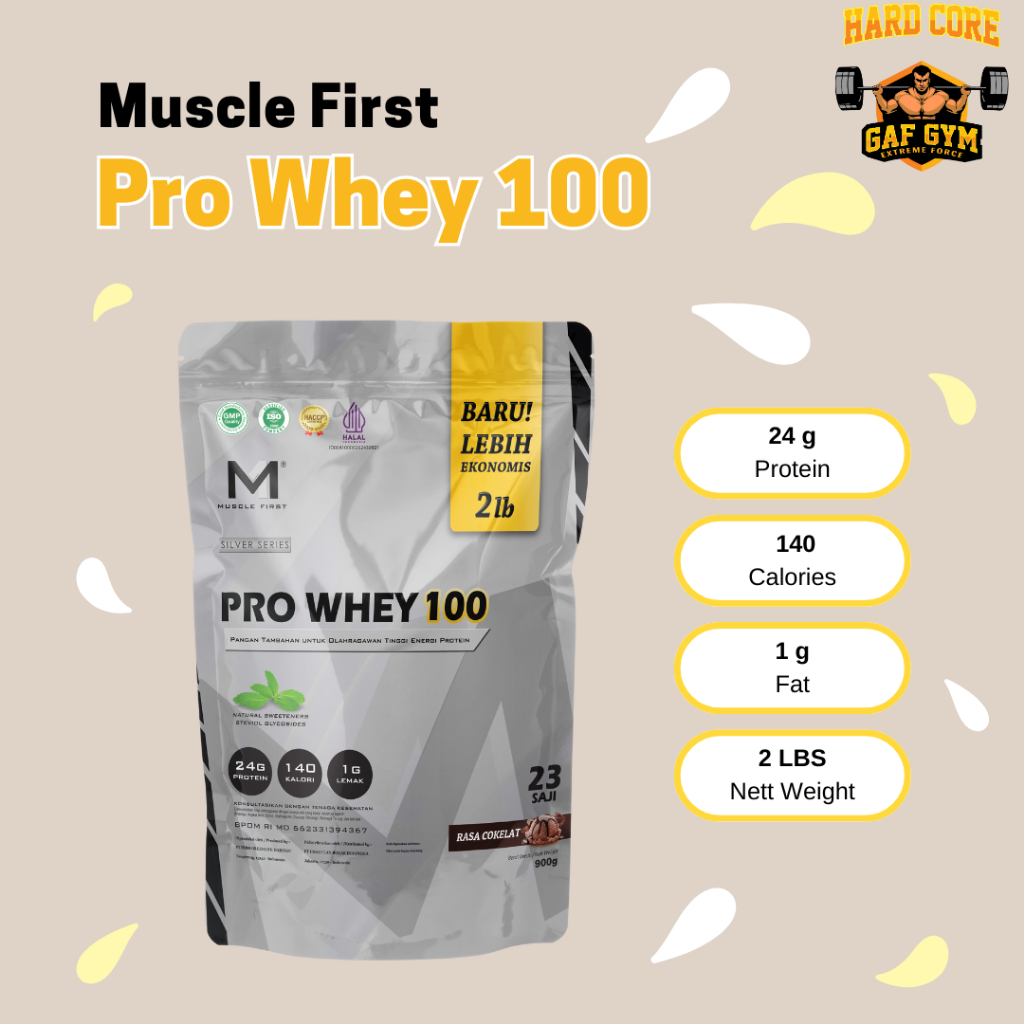Pro Whey 100 - Muscle First Whey Protein - Official Supplier