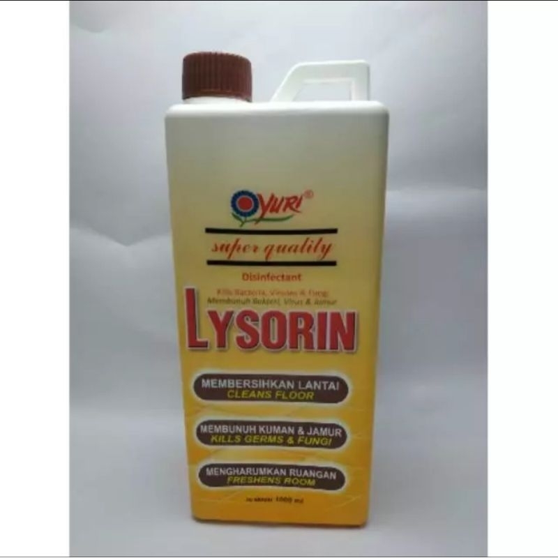 YURI LYSORIN DESINFEKTAN 630ML REFILL & 1LITER NEW