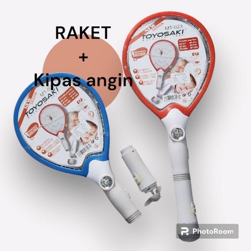 Raket Nyamuk + kipas angin TOYOSAKI MT-023 setremuanya kuat