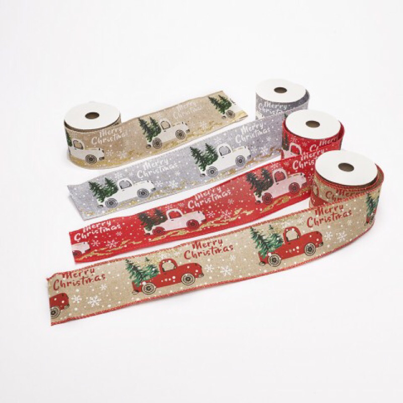 

Pita Pohon Natal Roll 6cm / Craft Vintage - Y109