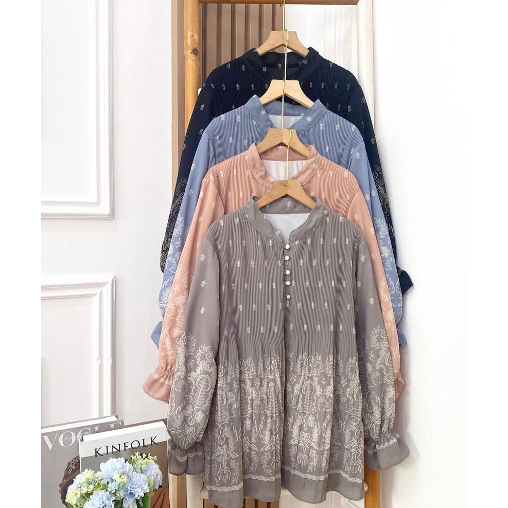 Ameera Plisket Blouse | Blouse Plisket Wanita