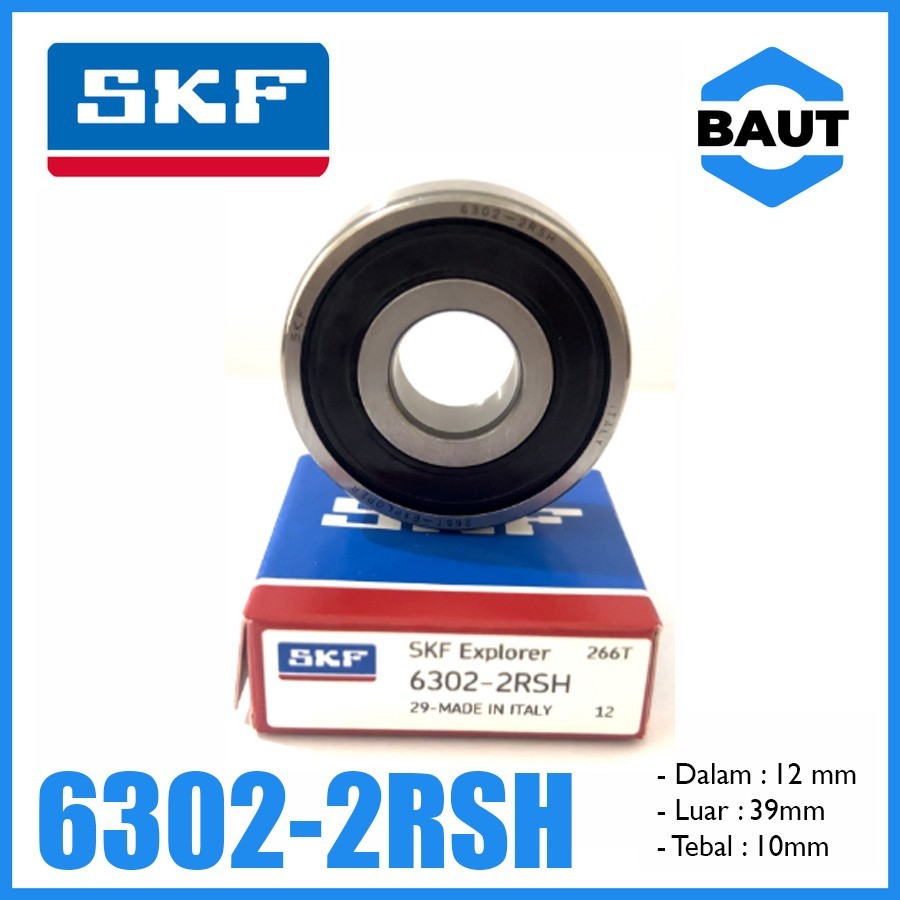 Bearing 6302-2RSH SKF