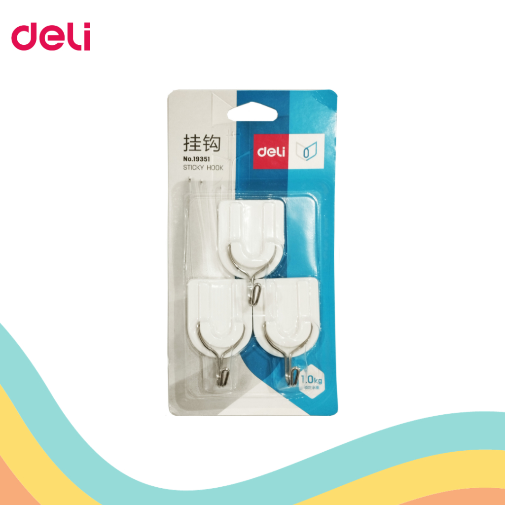 

HANGER HOOK / STICKY HOOK DELI 19351 (1 SET)