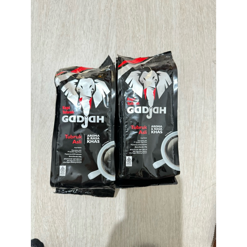 

KOPI TUBRUK GADJAH HITAM TANPA GULA POUCH 150gram