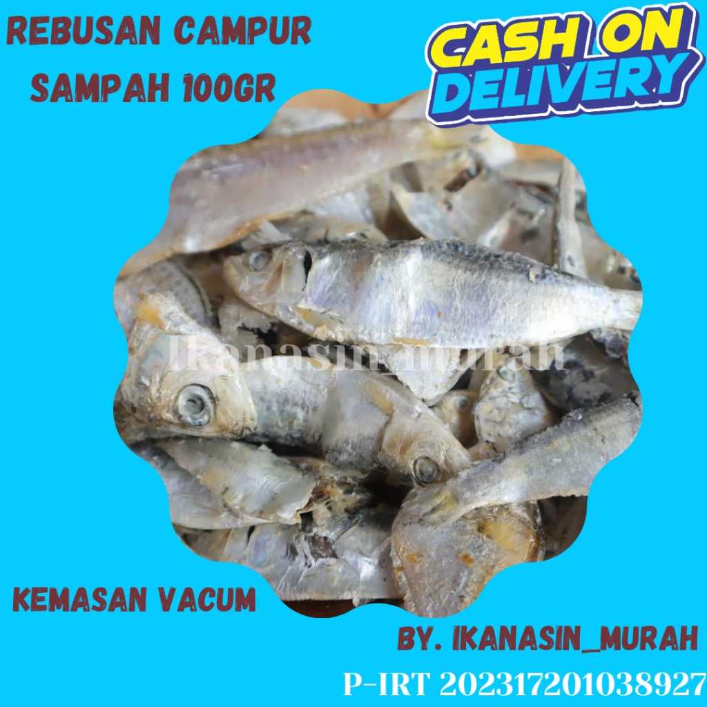 

IKAN ASIN REBUSAN CAMPUR 100GR / IKAN ASIN MURAH BISA COD