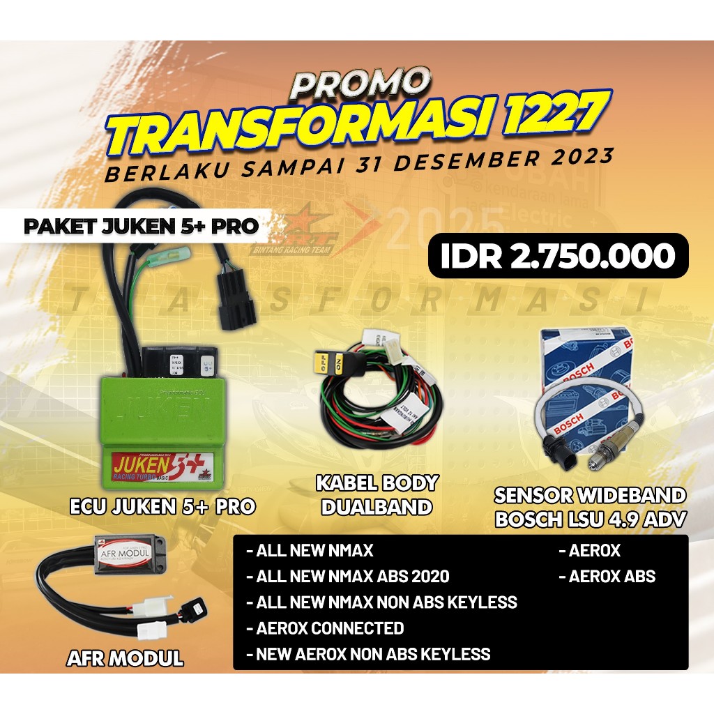 PAKET JUKEN 5++ PRO NMAX BRT
