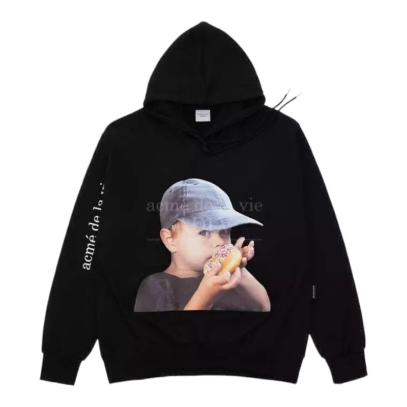 ADLV Acme De La Vie Baby Face Cap Boy Hoodie Black