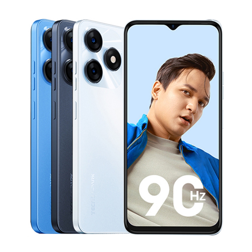 TECNO SPARK 10 NFC – 4+4GB*/8+8GB*+128GB, 50MP+AI Main Rear with Dual LED Flash + 8MP Front Camera, Helio G37, 6,56” HD+ 90Hz, 5000mAh + 18watt + Type C, Android 13, Garansi 12+1-2