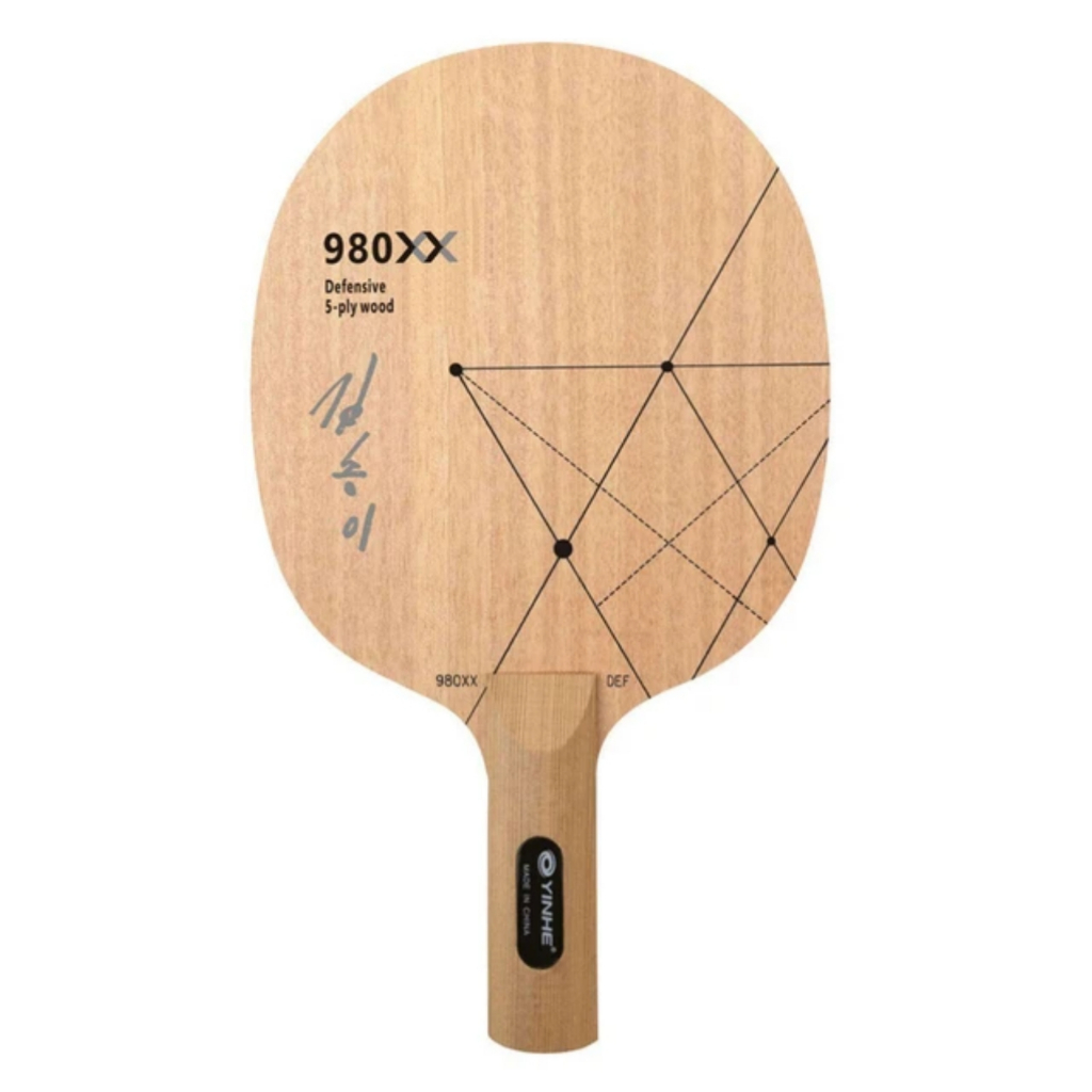 Yinhe 980XX DEF Handle ST - Kayu Pingpong Bet Tenis Meja Yinhe Defensive Blade 5 Ply