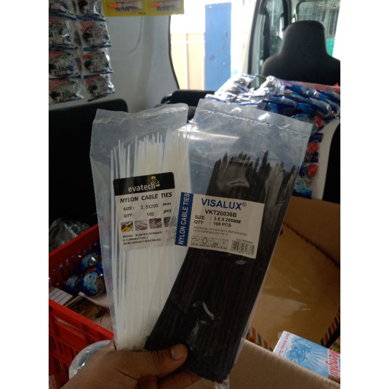 

Kabel Ties / Tali Krek Nylon 1 pack 100 pcs