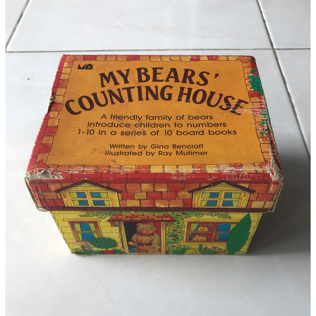 PRELOVED My Bears' Counting House Buku Cerita Anak ORI Plus Box