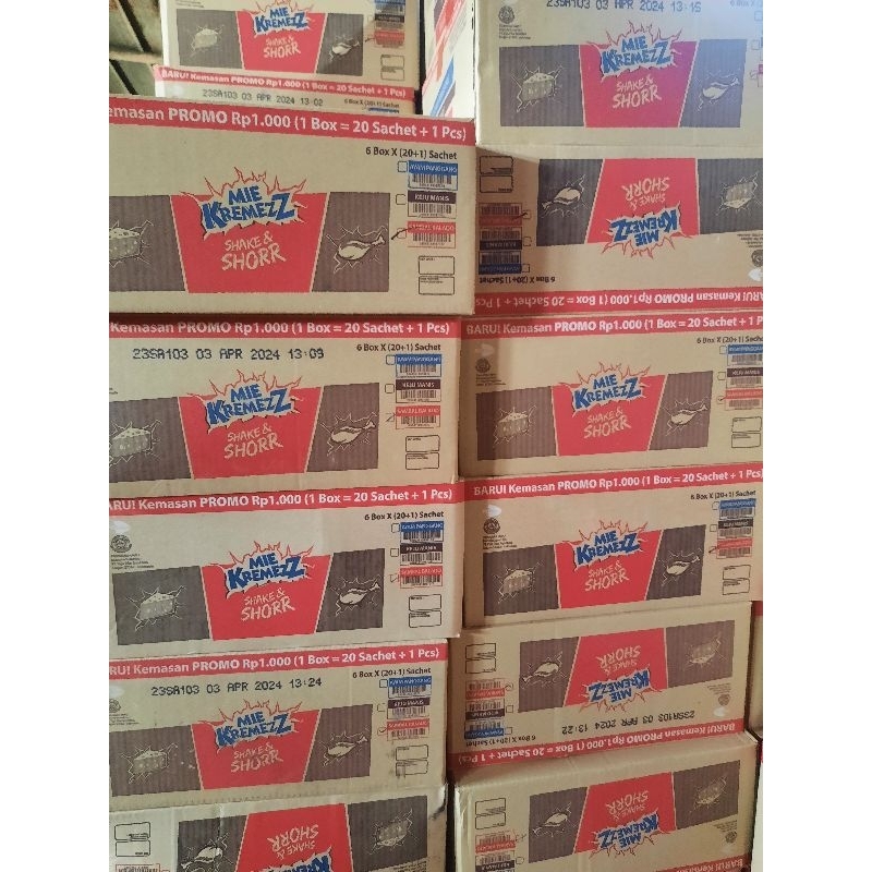 

Ay00! Mie kremezz shoor 1 box isi 20 pcs
