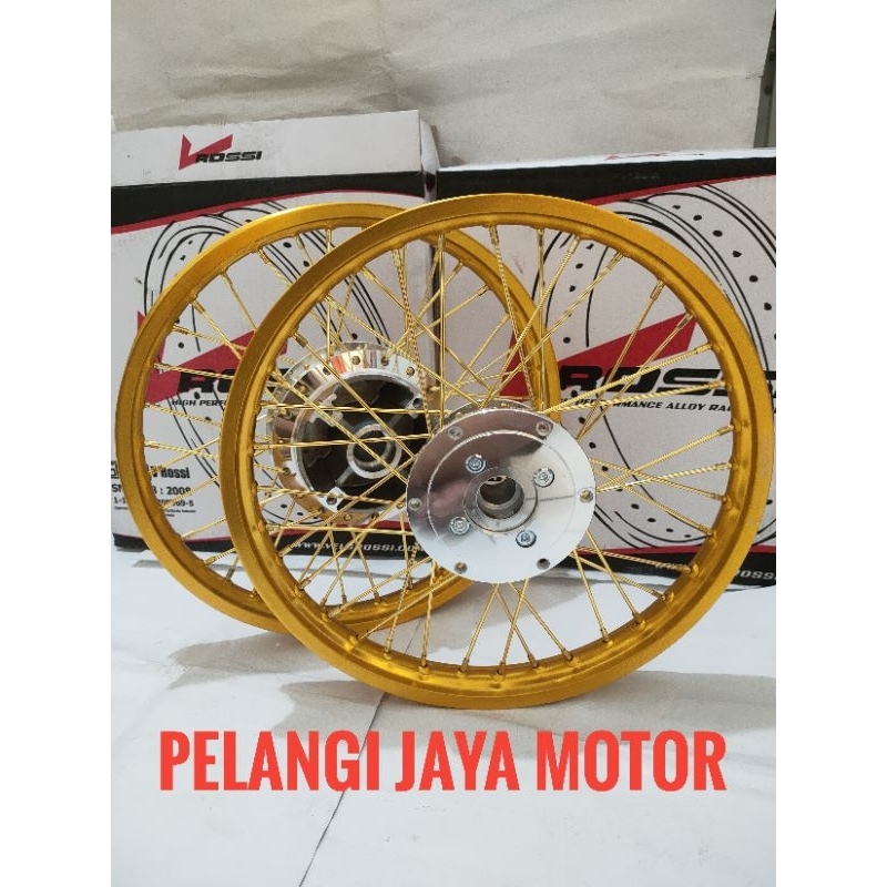 Sepaket Rossi Velg Tromol Jari Paket Motor - CB150 R Old  -  CBR150 R -  Megapro Monoshock - Plus Ra