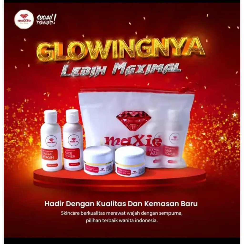 SKINCARE MAXIE GLOW BPOM BISA COD