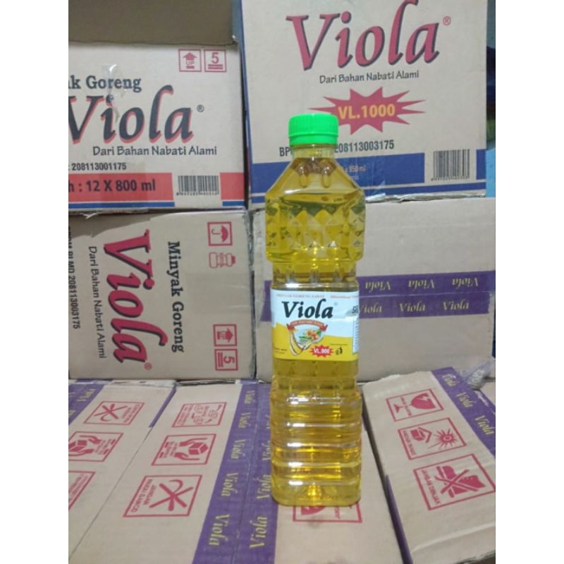 

Minyak goreng viola botol VL 900 1 dus