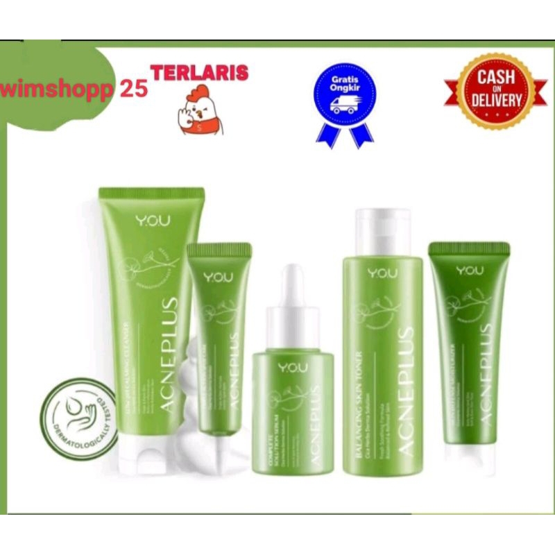 You Paket Acne Plus Treatment/Perawatan Wajah Berjerawat