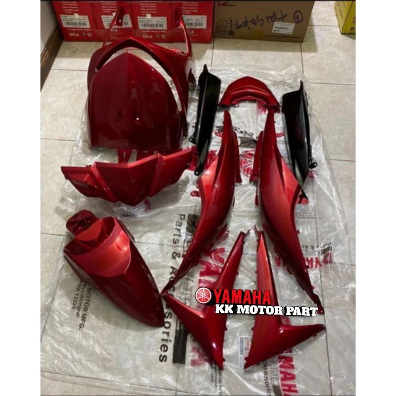 PAKET FULL BODY HALUS FULL SET YAMAHA MIO SOUL GT 115 MERAH ORIGINAL YGP