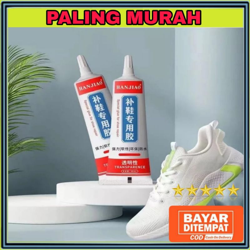 Lem Perekat Sepatu HANJIAO 60ml Super Kuat Cairan Penambal Sepatu Sandal