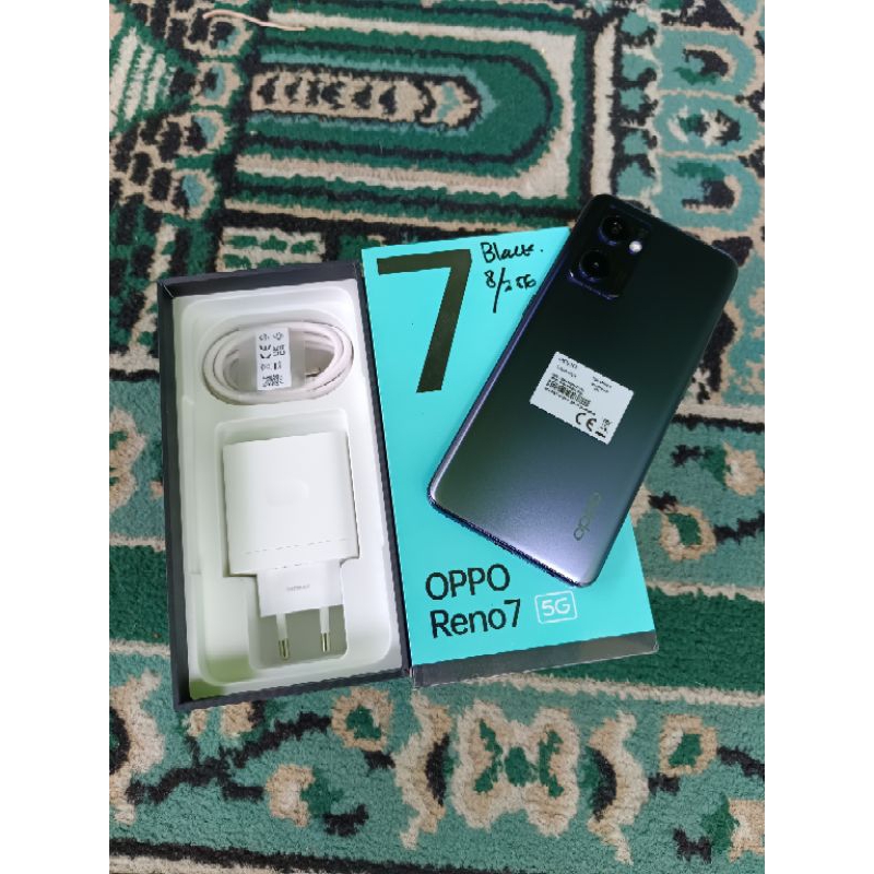 Oppo Reno 7 5G - Bekas Seperti Baru & acsesoris belum kepakai