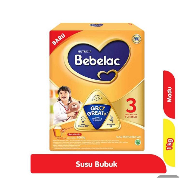 Bebelac 3 Madu 1000gr