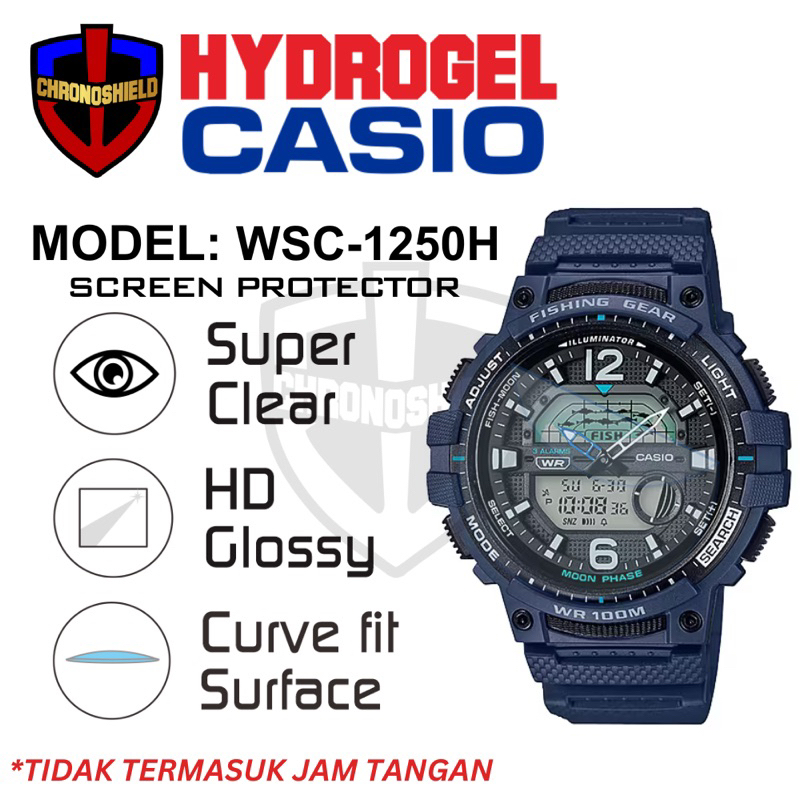 Antigores Jam Tangan Casio WSC 1250H WSC1250H Hydrogel
